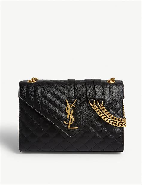 bolso ysl dorado|Bolsos de mano Yves saint laurent Dorado de en Cuero .